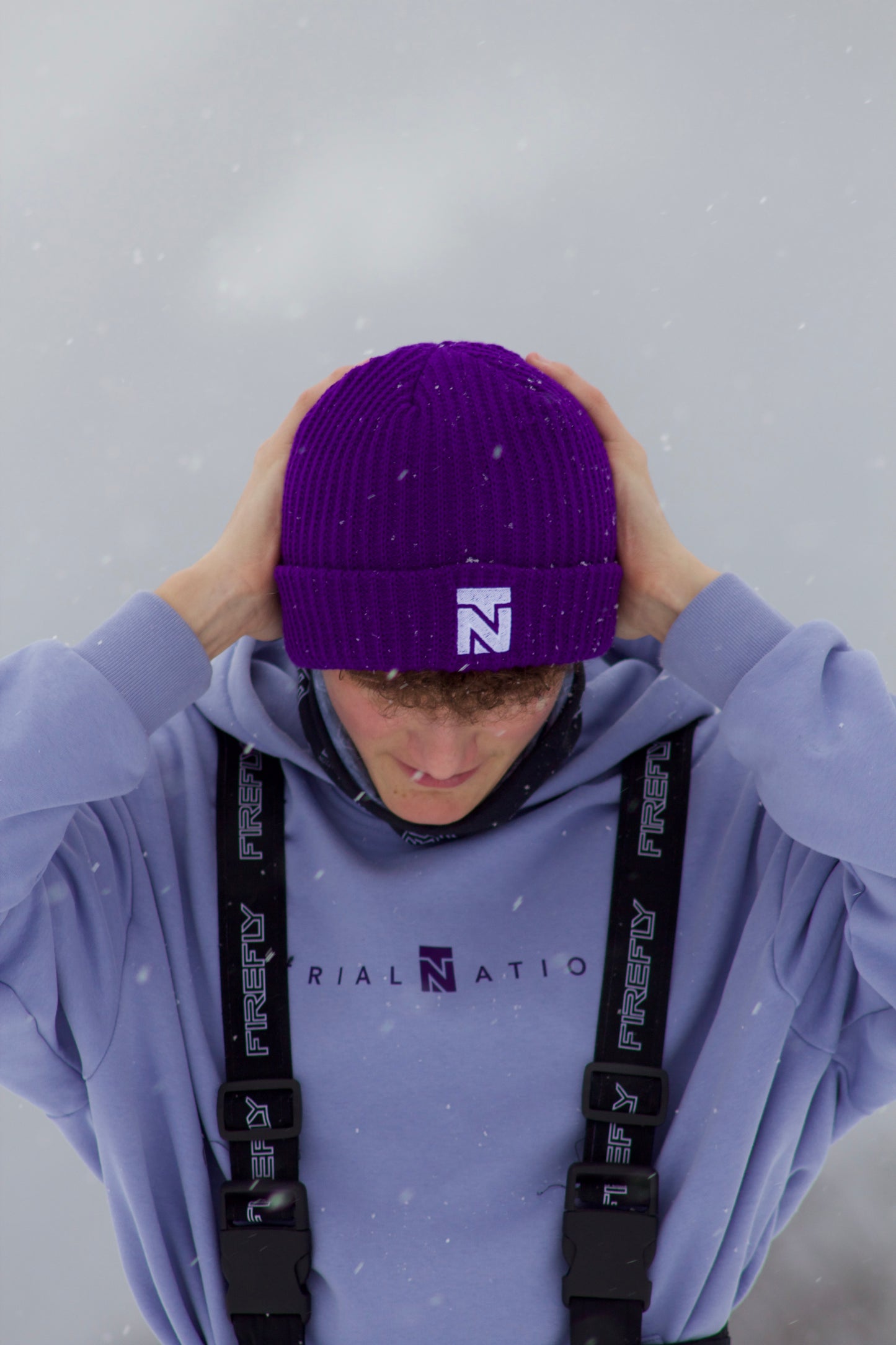 BEANIES mit gesticktem TRIALNATION - Logo