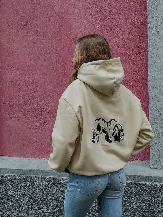 OVERSIZE Hoodie "1st Drop" Beige