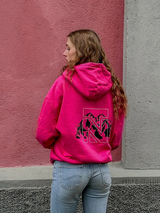 OVERSIZE Hoodie "1st Drop" Pink
