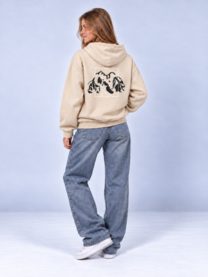 OVERSIZE Hoodie "1st Drop" Beige