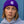 Dicke Beanie - Lila
