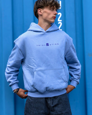 OVERSIZE Hoodie "1st Drop" - Blau