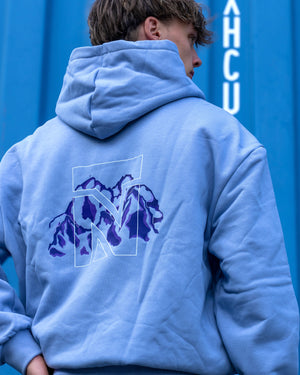 OVERSIZE Hoodie "1st Drop" - Blau