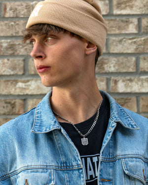 Middle Beanie - Beige