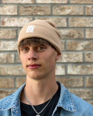 Middle Beanie - Beige