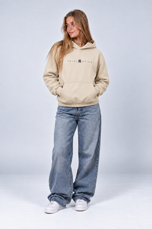 OVERSIZE Hoodie "1st Drop" Beige